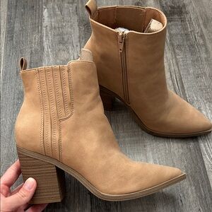 Target Tan Ankle Booties